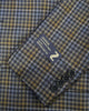 Zignone Woven In Italy Sport Coat In Blue & Camel Check