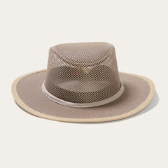 Scala Grand Canyon Mesh Safari Sun Shade Hat In Mushroom