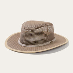 Scala Grand Canyon Mesh Safari Sun Shade Hat In Mushroom