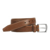 Topstitch Italian Leather Belt In Cognac