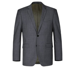 Rainwater's Luxury Collection Super 140's Wool Slim Fit Suit In Grey