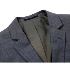Rainwater's Luxury Collection Super 140's Wool Slim Fit Suit In Grey