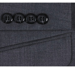 Rainwater's Luxury Collection Super 140's Wool Slim Fit Suit In Grey