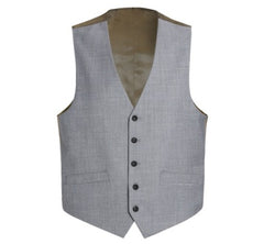 Rainwater's Luxury Collection Super 140's Wool Vest in Light Grey