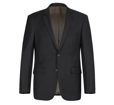 Rainwater's Luxury Collection Stretch Super 140's Wool Classic Fit Suit In Black