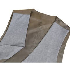 Rainwater's Luxury Collection Super 140's Wool Vest in Light Grey