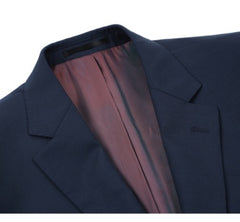 Rainwater's Luxury Collection Stretch Super 140's Wool Slim Fit Suit In New Navy
