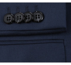 Rainwater's Luxury Collection Stretch Super 140's Wool Slim Fit Suit In New Navy