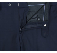 Rainwater's Luxury Collection Stretch Super 140's Wool Slim Fit Suit In New Navy