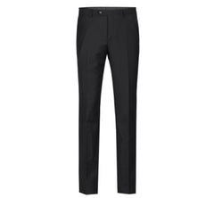 Rainwater's Luxury Collection Stretch Super 140's Wool Slim Fit Suit In Black