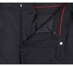Rainwater's Luxury Collection Super 140's Wool Slim Fit Suit In Charcoal