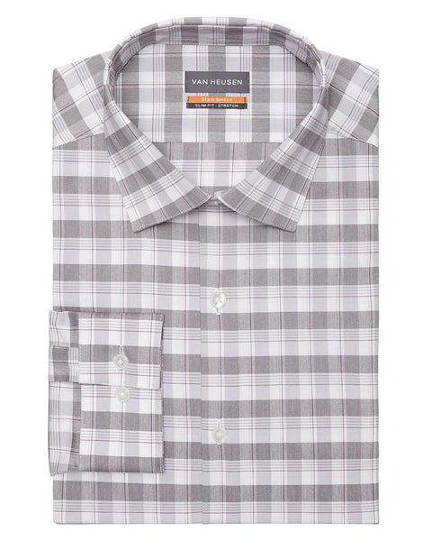 Van Heusen Big & Tall Fit FLEX Stretch Stain Shield Wrinkle Free Plaid - Rainwater's Men's Clothing and Tuxedo Rental