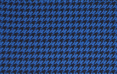Tessitura di Quaregna French Blue & Black Houndstooth Silk & Wool Sport Coat - Rainwater's Men's Clothing and Tuxedo Rental