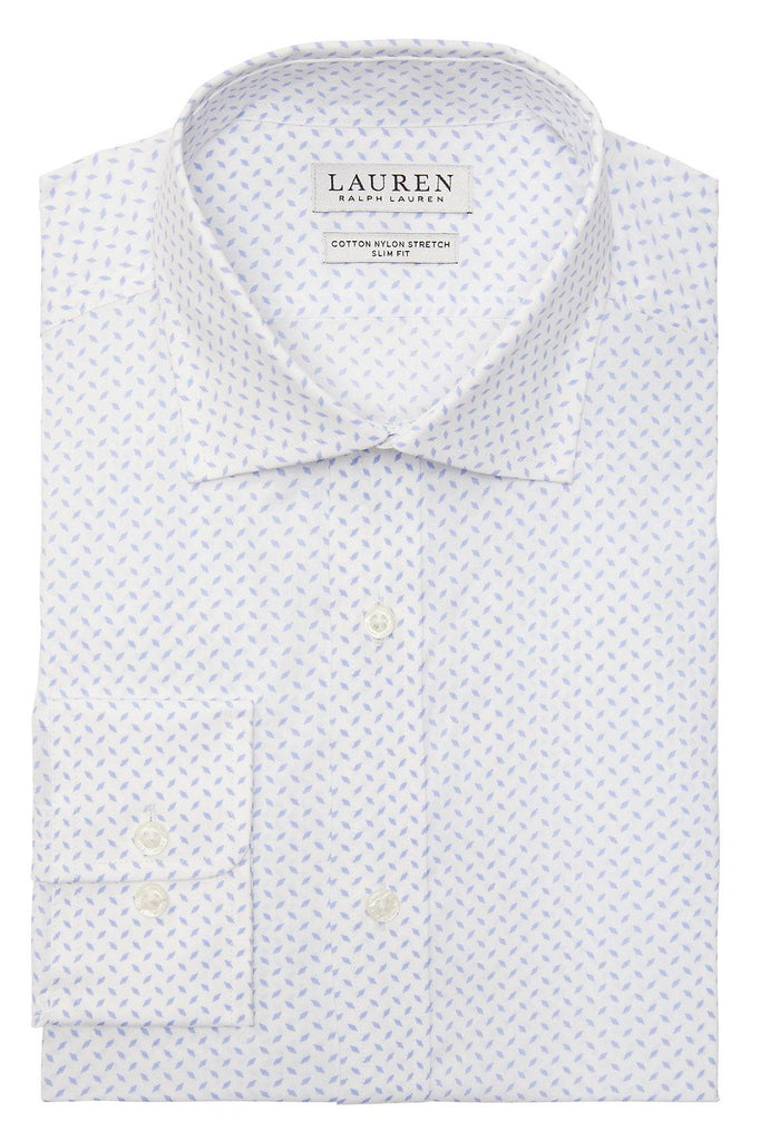 Ralph Lauren Slim Fit UltraFlex Performance Print In Light Blue | Rainwater's Ralph Lauren Slim Fit UltraFlex Performance Print In Light Blue | Rainwater's