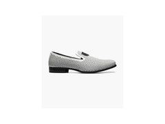 Stacy Adams Swagger Formal Loafer in Black & White - Rainwater's Men's Clothing and Tuxedo Rental