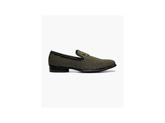 Stacy Adams Swagger Formal Loafer in Black & Gold - Rainwater's Men's Clothing and Tuxedo Rental