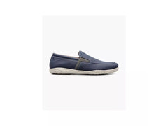 Stacy Adams Ilan Perf Moc Toe Slip On In Navy - Rainwater's Men's Clothing and Tuxedo Rental