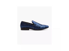 -Rainwater's -Stacy Adams - Shoes - Stacy Adams Stelar Velvet With Color Flecks Formal Loafer in Navy -