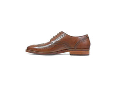 Florsheim Salerno Wingtip Oxford Dress Shoe in Cognac - Rainwater's Men's Clothing and Tuxedo Rental