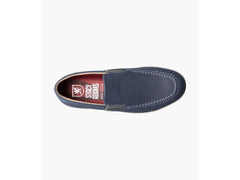 Stacy Adams Ilan Perf Moc Toe Slip On In Navy - Rainwater's Men's Clothing and Tuxedo Rental