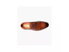 Stacy Adams Maddox Cap Toe Lace up Oxford In Cognac - Rainwater's Men's Clothing and Tuxedo Rental