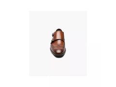 -Rainwater's -Stacy Adams - Shoes - Stacy Adams Karson Wingtip Double Monk Strap In Cognac -