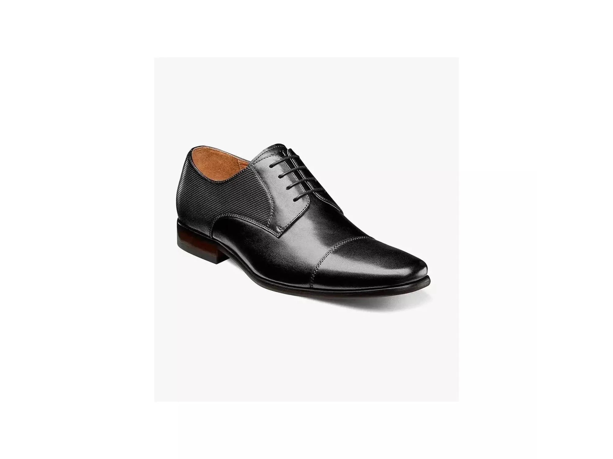 Florsheim Postino Cap Toe Balmoral Oxford in Black Rainwater s