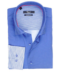Blue Tonal Fade Sport Shirt - Rainwater's Men's Clothing and Tuxedo Rental