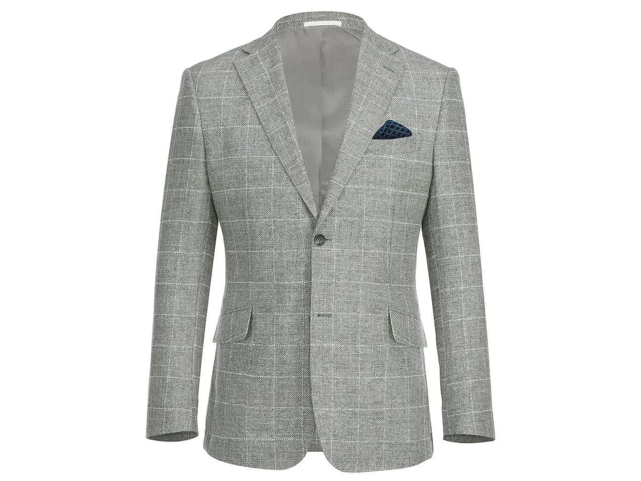 Grey sport coat slim fit online