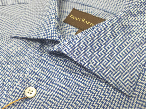 Rainwater's 120's 100% Cotton Light and French Blue Check Dress Shirt - Rainwater's Men's Clothing and Tuxedo Rental