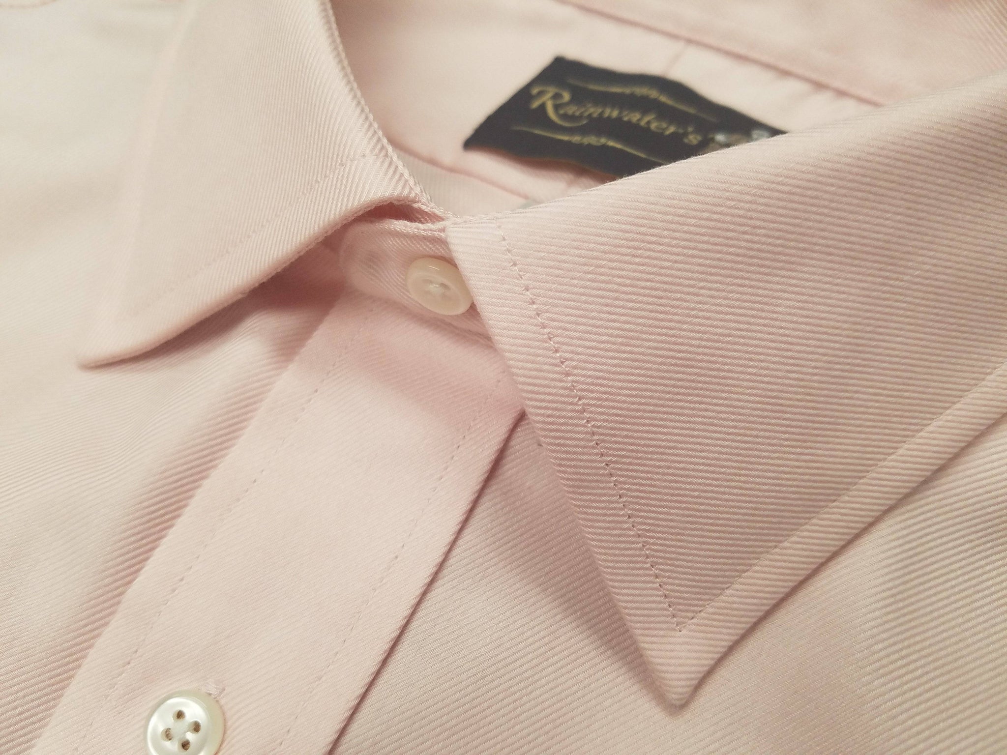 Rainwater's Non-Iron 100% Cotton Twill Dress Shirt in Pink - Rainwater's Men's Clothing and Tuxedo Rental