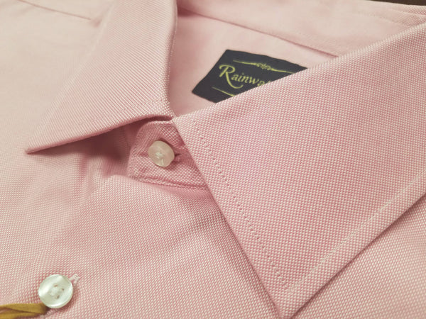 Rainwater's 100% Cotton Pink Royal Oxford Dress Shirt - Rainwater's Men's Clothing and Tuxedo Rental