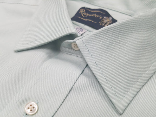 Rainwater's Non-Iron 100% Cotton Light Green Twill Dress Shirt - Rainwater's Men's Clothing and Tuxedo Rental