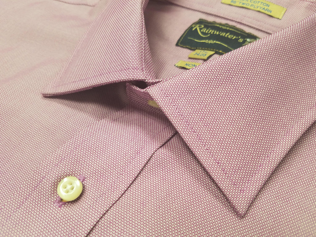 Rainwater's 100% Cotton Non-Iron Plum Royal Oxford Dress Shirt Rainwater's 100% Cotton Non-Iron Plum Royal Oxford Dress Shirt