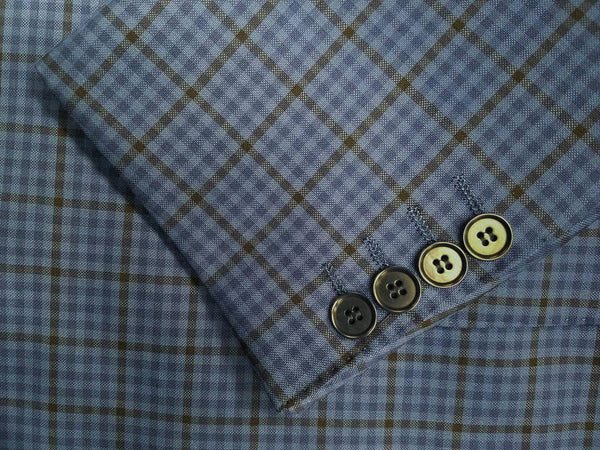 Rainwater's Luxury Collection French Blue Check Super 150's Wool Sport Coat - Rainwater's Men's Clothing and Tuxedo Rental