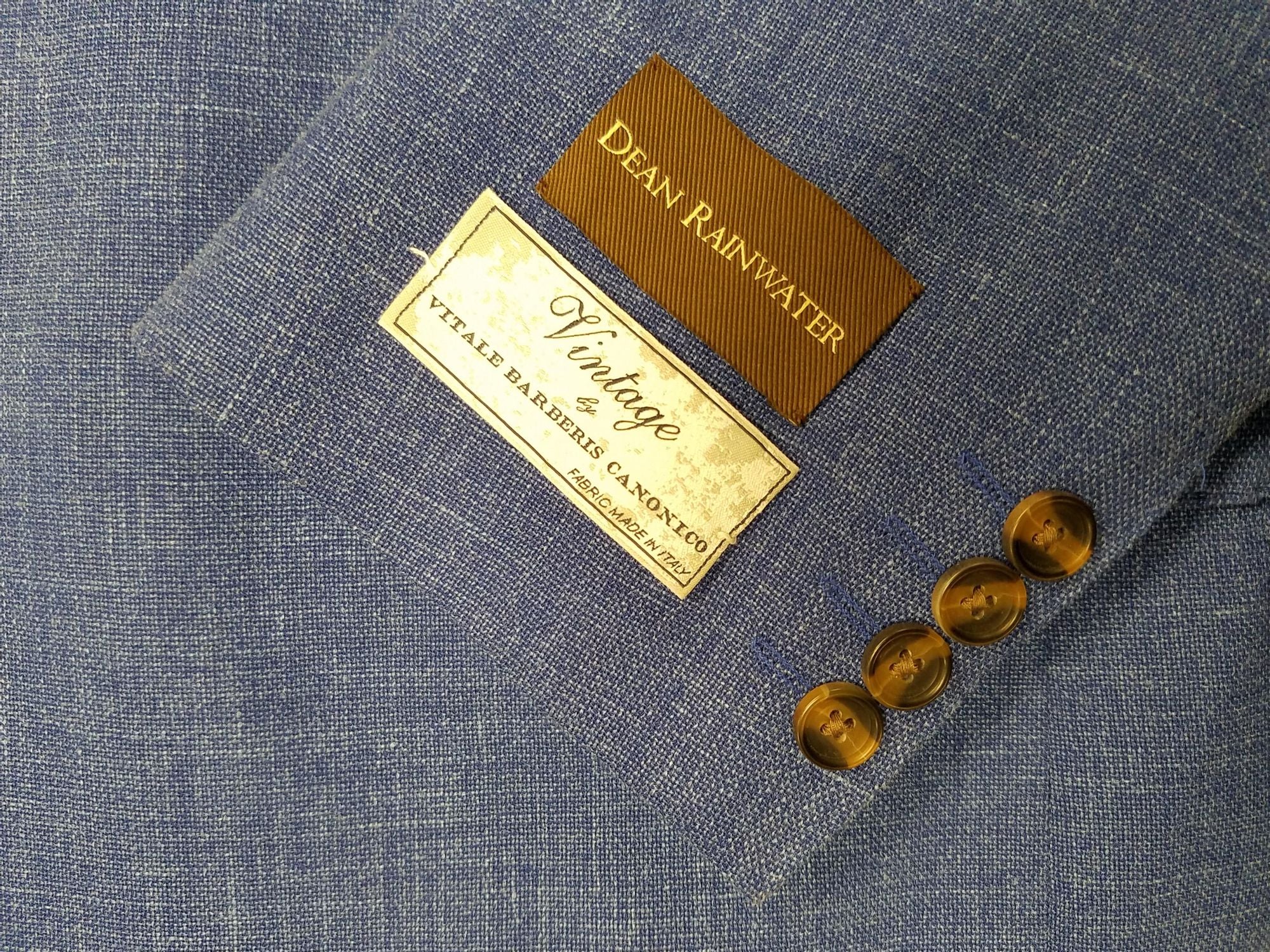 Vitale Barberis Canonico Indigo Wool & Silk Sport Coat | Rainwater