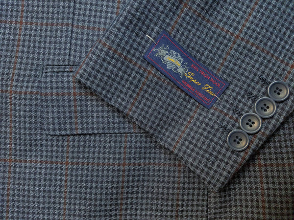 Rainwater's Blue Check Virgin Wool Sport Coat - Rainwater's Men's Clothing and Tuxedo Rental