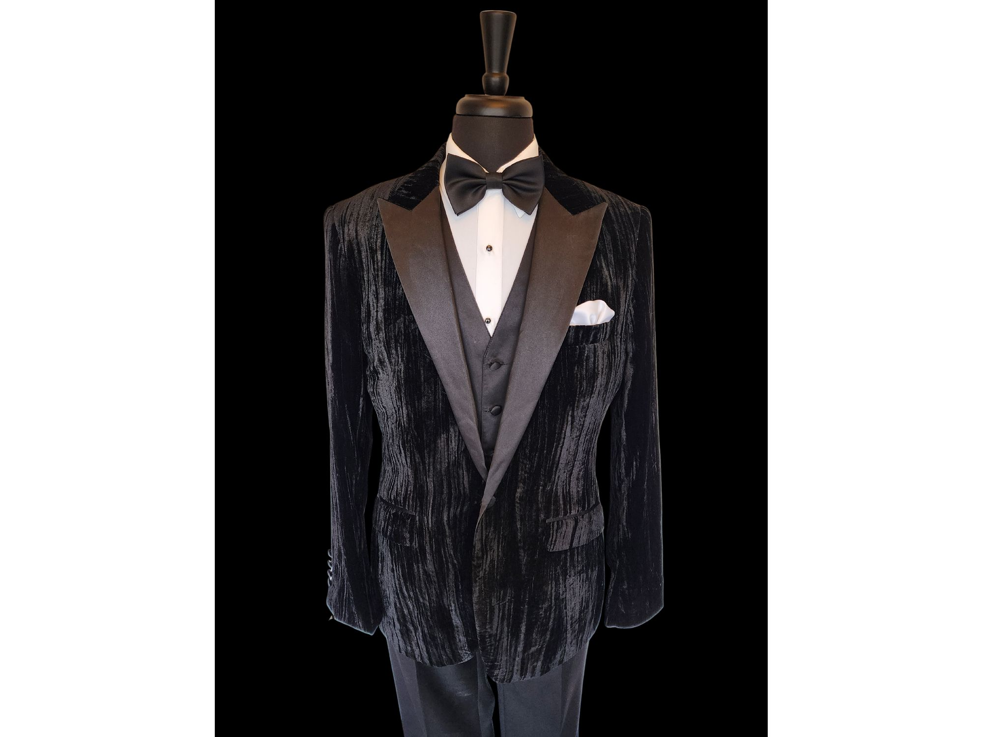 Crushed velvet 2025 suit mens