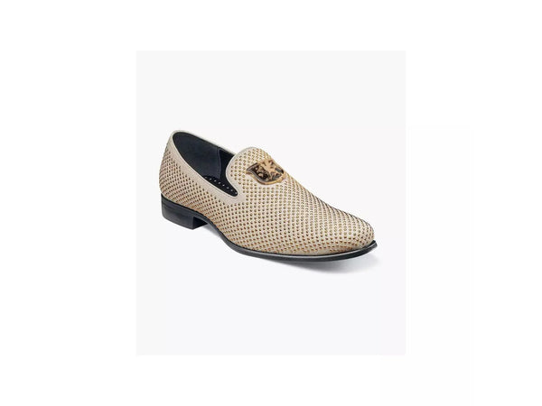 -Rainwater's -Stacy Adams - Shoes - Stacy Adams Swagger Formal Loafer in Natural Linen -