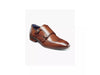 -Rainwater's -Stacy Adams - Shoes - Stacy Adams Karson Wingtip Double Monk Strap In Cognac -