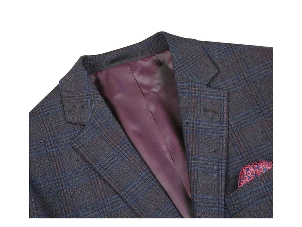 -Rainwater's -Rainwater's - Sport Coats & Blazers - Rainwater's Mulit Color Plaid Classic Fit Wool Blend Sport Coat -
