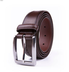 Perforated Brown Leather Belt - Rainwater's Men's Clothing and Tuxedo Rental