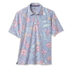 Johnston & Murphy Polo Shirt in Floral Pattern - Rainwater's Men's Clothing and Tuxedo Rental