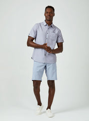 7 Diamonds Casablanca Short Sleeve Shirt In Grey