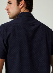 7 Diamonds Hana Short Sleeve Shirt In Navy