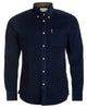 Barbour Cord 2 Cordoroy Button Down Collar Tailored Button Up Shirt In Navy - Rainwater's Men's Clothing and Tuxedo Rental