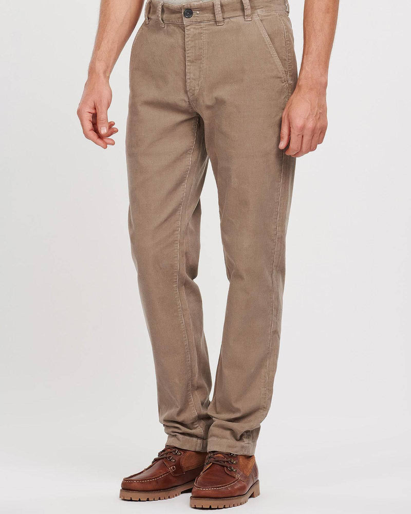 Barbour Neuston Stretch Corduroy Trousers In Mid Grey Rainwater s