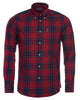 Barbour Wetheram Red Tartan Plaid Button Down Collar Shirt in Tailored Fit - Rainwater's Men's Clothing and Tuxedo Rental