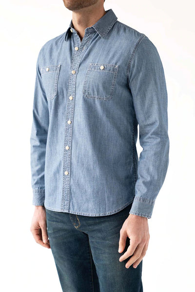 Devil Dog Military Chambray Shirt - Tyron Wash - Rainwater's