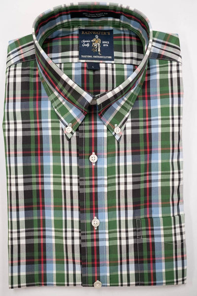 Rainwater's Green and Blue Plaid - Rainwater's Men's Clothing and Tuxedo Rental